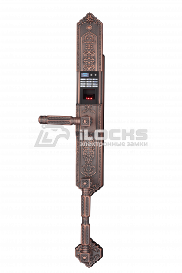 Биометрический электронный замок для двери F5100 Red Copper
