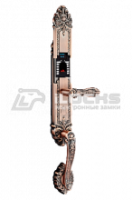 Биометрический электронный замок для двери F6160 Red Copper