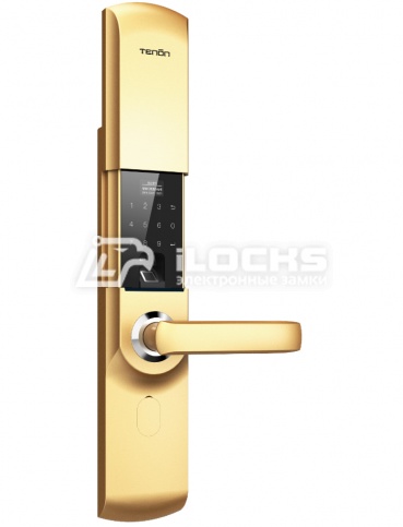Биометрический электронный замок для двери Т5b Champagne