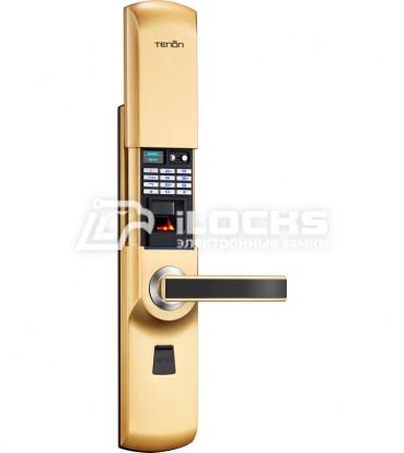 Биометрический электронный замок для двери F3150 Champagne
